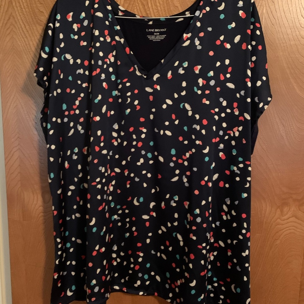 Lane Bryant satin top